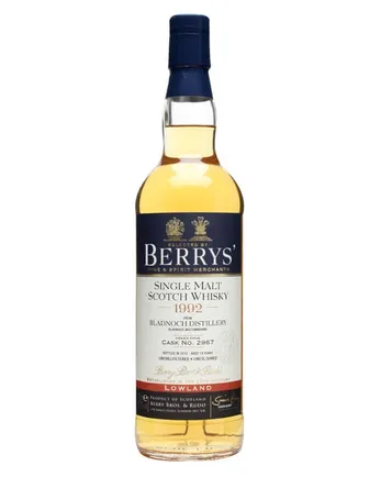 Bladnoch 1992 19 Year Old Cask #2967 Berry Bros Rudd