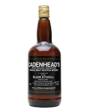 Blair Athol 1966 21 Year Old Cadenhead's