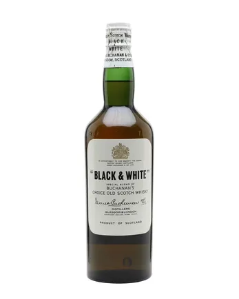 Black & White Bottled 1960s