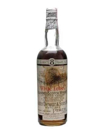 Dewar's White Label 8 Year Old Bottled 1930's