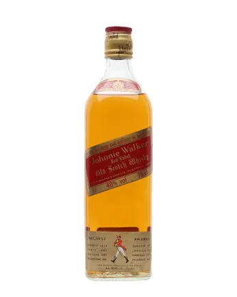 Johnnie Walker Red Label Bot 1980's