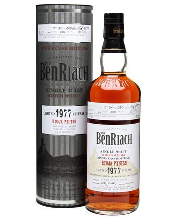 Benriach 1977 34 Year Old Cask #2588 Rioja Finish