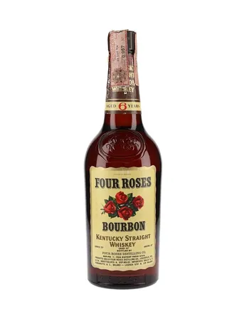 Four Roses 6 Year Old Yellow Bottled 1960s