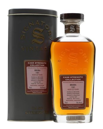 Brora 1981 22 Year Old Sherry Butt Signatory