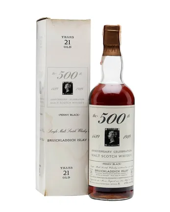Bruichladdich 21 Year Old Penny Black Moon Import