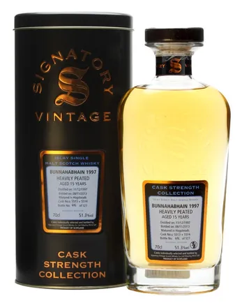 Bunnahabhain 1997 15 Year Old Signatory Cask Strength Collection