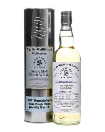 Bunnahabhain 1997 12 Year Old Unchilfiltered Peated Signatory Un-Chillfiltered Collection