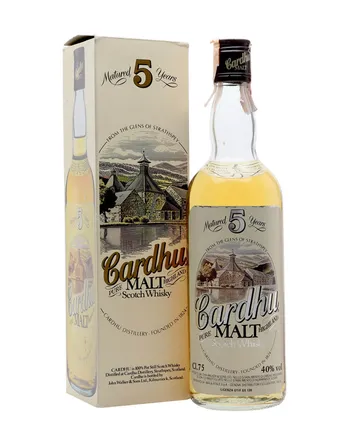 Cardhu 5 Year Old Bottled 1980's