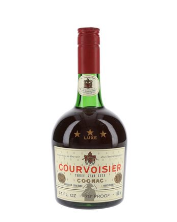 Courvoisier 3 Star Cognac Bottled 1970s