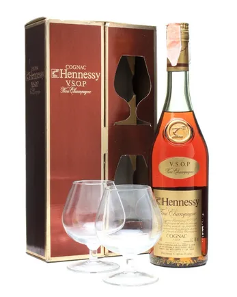 Hennessy VSOP Glass Pack Bottled 1980s