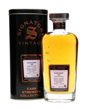 Glencadam 1989 20 Year Old Cask #6019 Signatory Cask Strength Collection