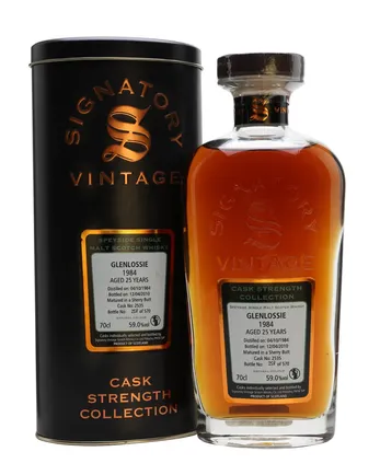 Glenlossie 1984 25 Year Old Sherry Butt #2535 Signatory Cask Strength Collection