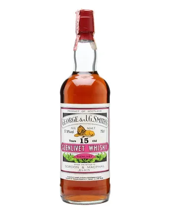 Glenlivet 15 Year Old Sherry Cask Bottled 1970s Gordon & Macphail