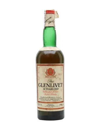 Glenlivet 12 Year Old Bottled 1970s