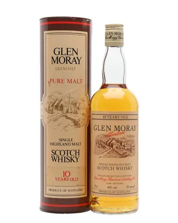 Glen Moray 10 Year Old Bottled 1970s 75cl