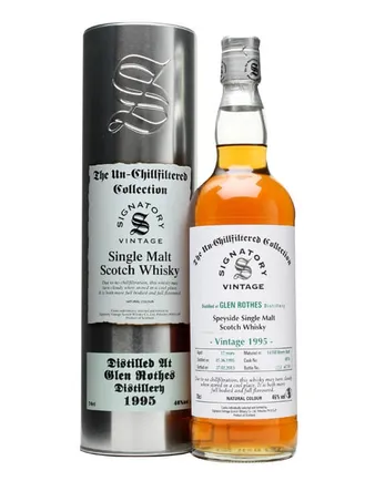 Glenrothes 1995 17 Year Old Sherry Butt 6974 Signatory Un-Chillfiltered Collection
