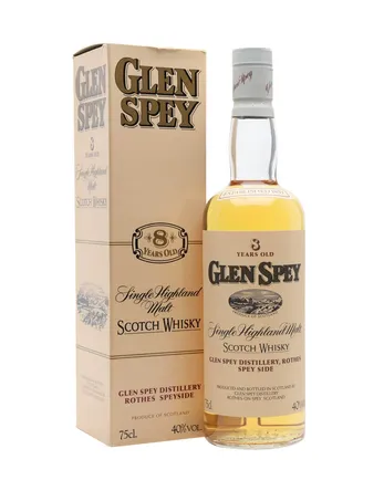 Glen Spey 8 Year Old Bottled 1980s Cork Stopper