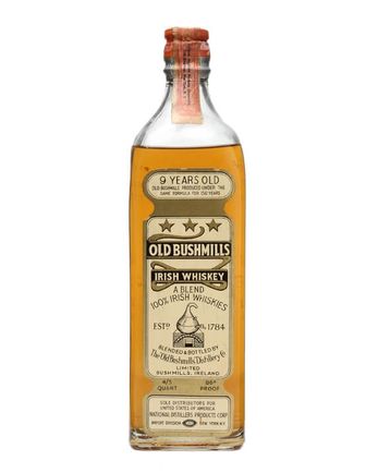 Old Bushmills 9 Year Old Bottled 1930s