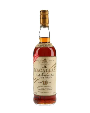 Macallan 10 Year Old Full Proof Bottled 1980s