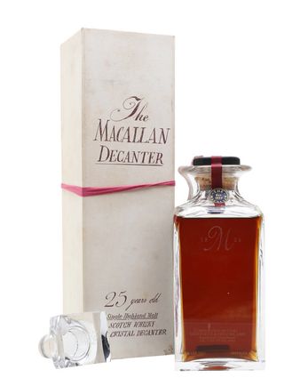 Macallan 1962 25 Year Old Crystal