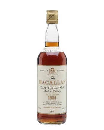 Macallan 1965 17 Year Old