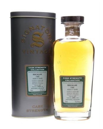 Macallan 1988 21 Year Old Cask #4947 Signatory