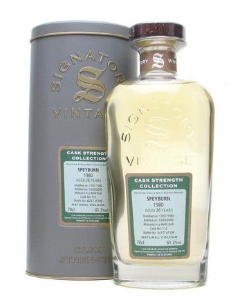 Speyburn 1980 26 Year Old Signatory Cask Strength Collection