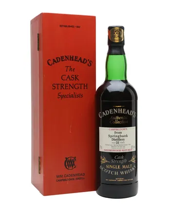 Springbank 1965 31 Year Old Sherrywood Cadenhead's
