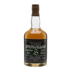Springbank 1973 / 18 Year Old / Rum Butt / Cadenhead's