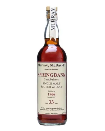 Springbank 1966 33 Year Old Murray McDavid