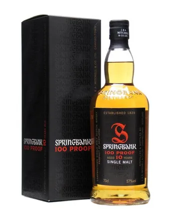 Springbank 10 Year Old 100 Proof