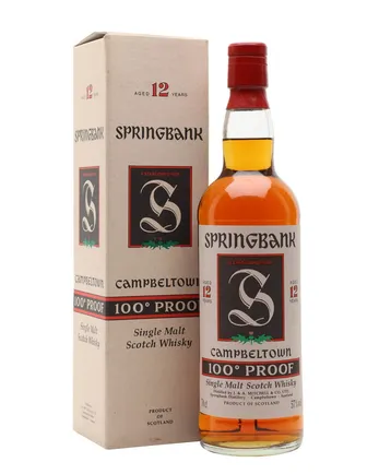 Springbank 12 Year Old 100 Proof Bottled 1990s