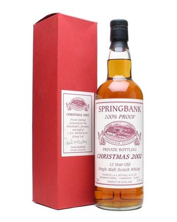 Springbank 12 Year Old Christmas 2002