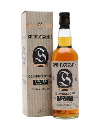 Springbank 21 Year Old Bottled 1990s