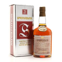 Springbank 21 Year Old / Dumpy Bottle / Bottled 1980s