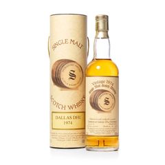 Dallas Dhu 1974 21 Year Old, Signatory Vintage 1995 Bottling with Tube