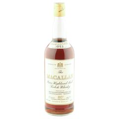 Macallan 1962, Vintage UK Eighties Bottling