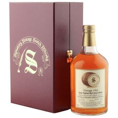 Macallan 1966 30 Year Old, Signatory Vintage 1996 Bottling with Case, Cask 4177