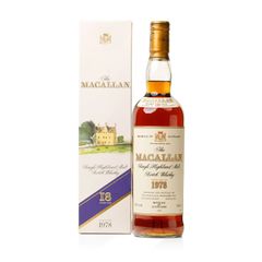 Macallan 1978 18 Year Old, 1996 Bottling with Box